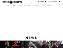 Tablet Screenshot of epicrights.com